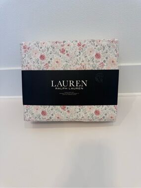NWT Lauren Ralph Lauren Floral 100% Cotton Sheet Set in Queen Cottagecore